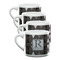 Modern Chic Argyle Double Shot Espresso Mugs - Set of 4 Front