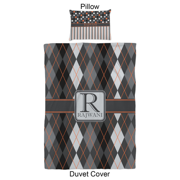 Modern Chic Argyle Duvet Cover Set - Twin XL - Approval