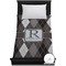 Modern Chic Argyle Duvet Cover - Twin XL (Personalized)