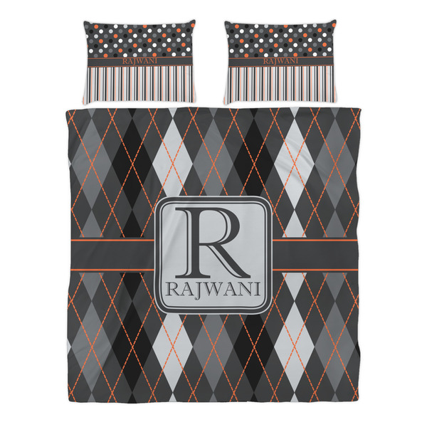 Modern Chic Argyle Duvet cover Set - Queen - Alt Approval