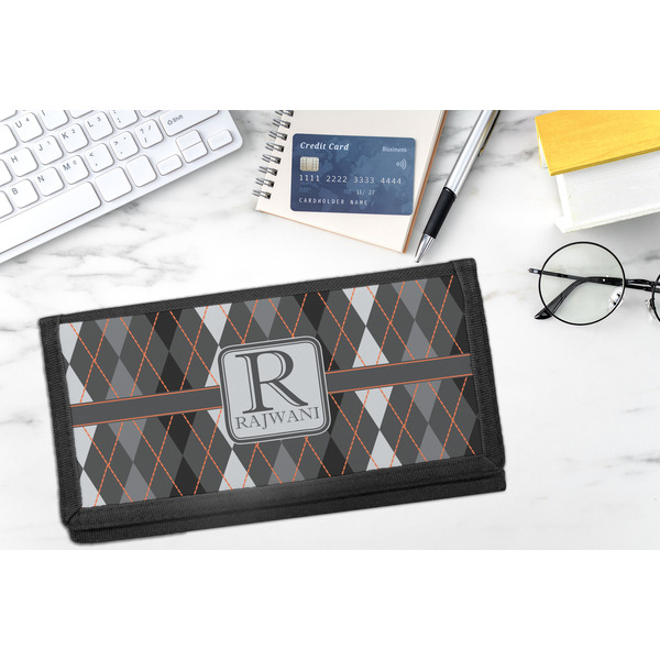 Modern Chic Argyle DyeTrans Checkbook Cover - LIFESTYLE