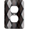 Modern Chic Argyle Electric Outlet Plate