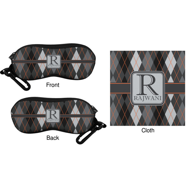 Modern Chic Argyle Eyeglass Case & Cloth (Approval)
