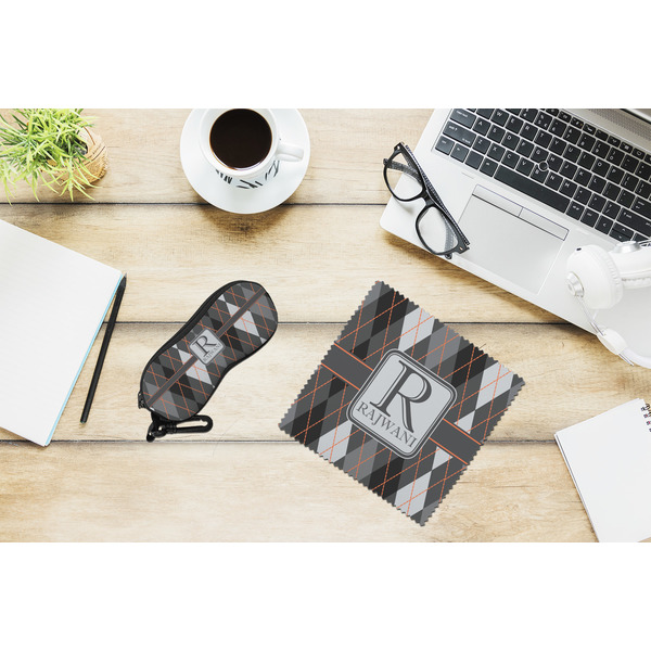 Modern Chic Argyle Eyeglass Case and Cloth Set - LIFESTYLE
