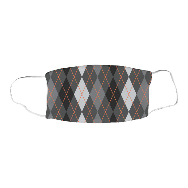 Modern Chic Argyle Fabric Face Mask