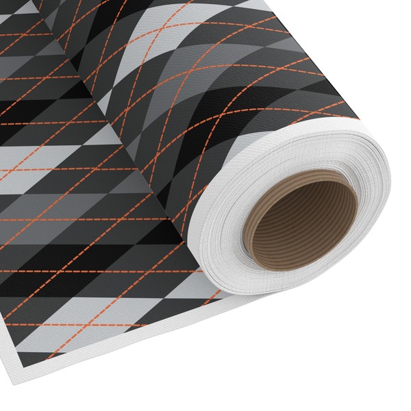 Custom Modern Chic Argyle Fabric by the Yard - Spun Polyester Poplin