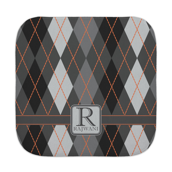 Custom Modern Chic Argyle Face Towel (Personalized)