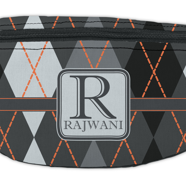 Modern Chic Argyle Fanny Pack - Closeup