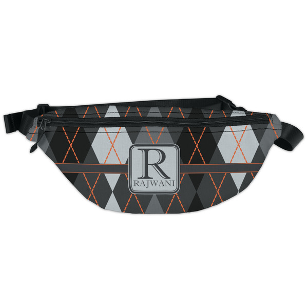Custom Modern Chic Argyle Fanny Pack - Classic Style (Personalized)
