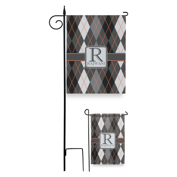 Modern Chic Argyle Garden Flag - PARENT/MAIN