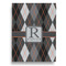Modern Chic Argyle House Flags - Double Sided - FRONT