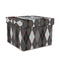 Modern Chic Argyle Gift Boxes with Lid - Canvas Wrapped - Medium - Front/Main