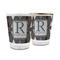 Modern Chic Argyle Glass Shot Glass - 1.5 oz (Personalized)