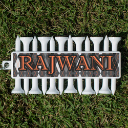 Modern Chic Argyle Golf Tees & Ball Markers Set (Personalized)