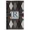 Modern Chic Argyle Golf Towel - Poly-Cotton Blend w/ Name and Initial