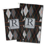 Modern Chic Argyle Golf Towel - Poly-Cotton Blend w/ Name and Initial
