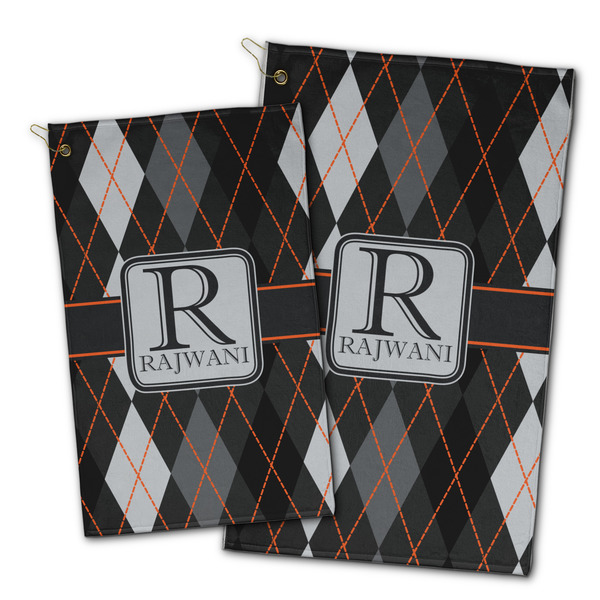 Modern Chic Argyle Golf Towel - PARENT (small and large)