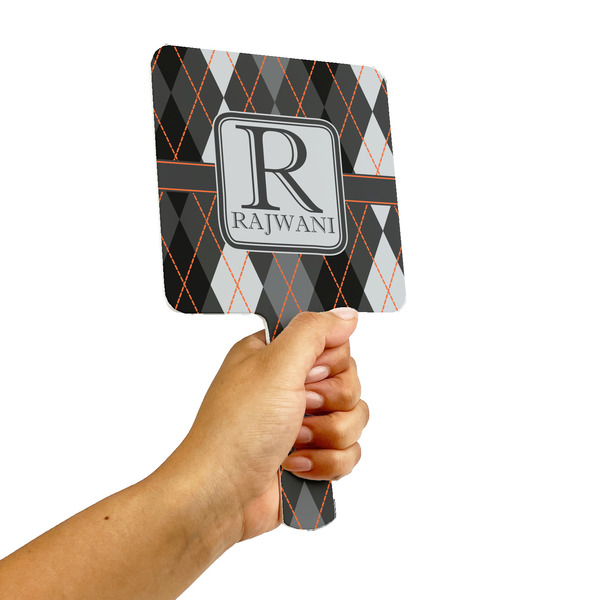 Modern Chic Argyle Hand Mirrors - Alt View