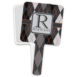 Modern Chic Argyle Hand Mirror (Personalized)
