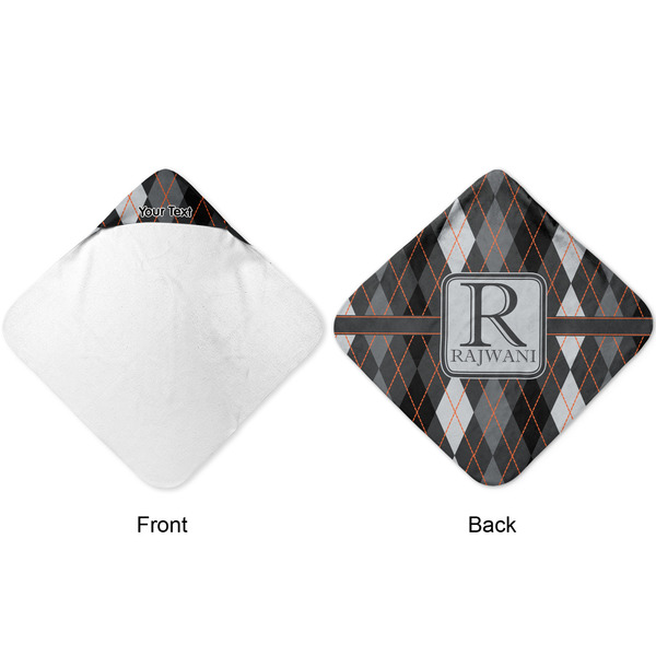 Modern Chic Argyle Hooded Baby Towel- Approval
