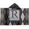 Modern Chic Argyle Kids Hooded Towel (Personalized)