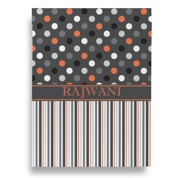 Modern Chic Argyle House Flags - Double Sided - BACK