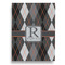 Modern Chic Argyle House Flags - Single Sided - FRONT