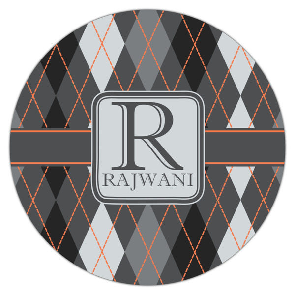 Modern Chic Argyle Icing Circle - Large - Single