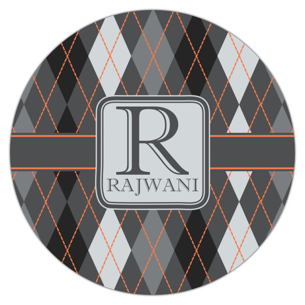 Modern Chic Argyle Icing Circle - Medium - Single