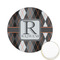 Modern Chic Argyle Printed Cookie Topper - 2.15" (Personalized)