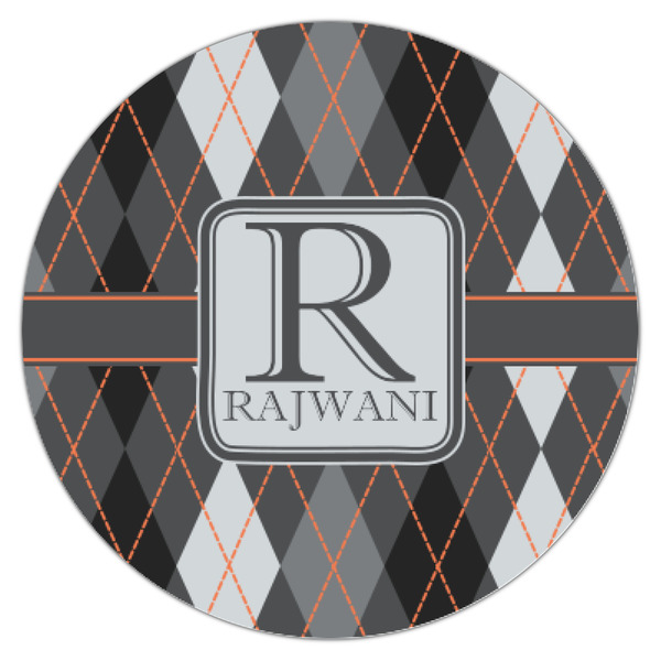 Modern Chic Argyle Icing Circle - XSmall - Single