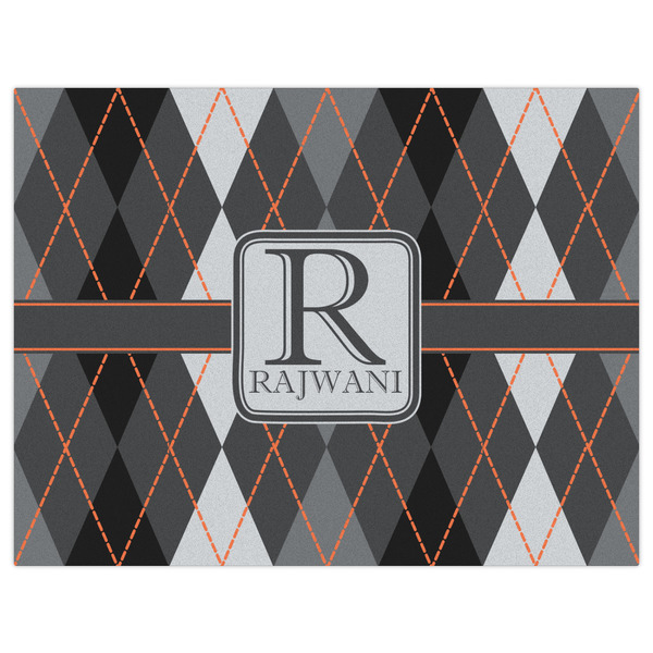 Modern Chic Argyle Indoor / Outdoor Rug - 6'x8' - Front Flat