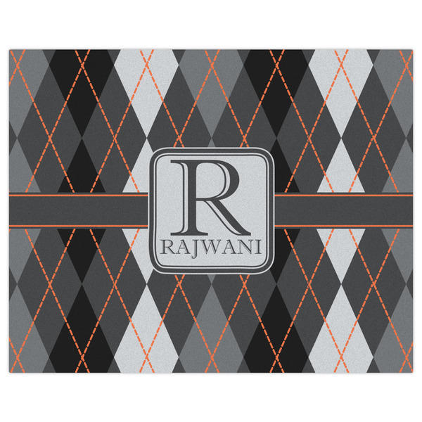 Modern Chic Argyle Indoor / Outdoor Rug - 8'x10' - Front Flat