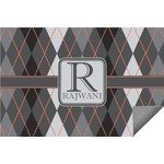Modern Chic Argyle Indoor / Outdoor Rug (Personalized)