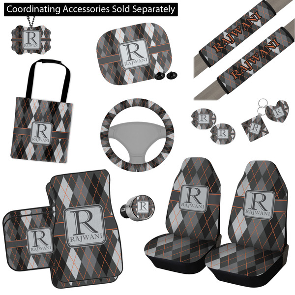 Modern Chic Argyle Interior Car Accessories
