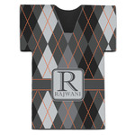 Modern Chic Argyle Jersey Bottle Cooler (Personalized)
