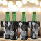 Modern Chic Argyle Jersey Bottle Cooler - Set of 4 - LIFESTYLE