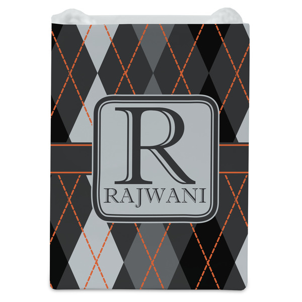 Modern Chic Argyle Jewelry Gift Bag - Gloss - Front