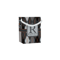 Modern Chic Argyle Jewelry Gift Bags (Personalized)