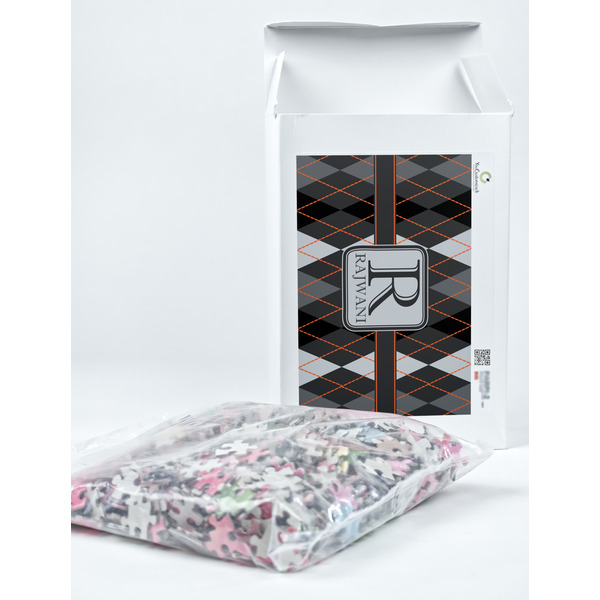 Modern Chic Argyle Jigsaw Puzzle 1014 Piece - Box