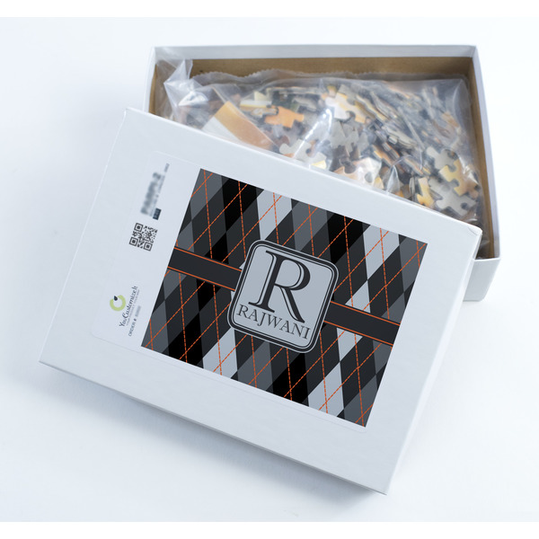 Modern Chic Argyle Jigsaw Puzzle 252 Piece - Box