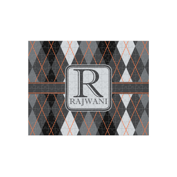 Custom Modern Chic Argyle 252 pc Jigsaw Puzzle (Personalized)