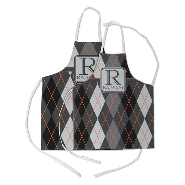 Modern Chic Argyle Kid's Aprons - Parent - Main