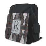 Modern Chic Argyle Preschool Backpack (Personalized)