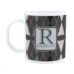 Modern Chic Argyle Plastic Kids Mug (Personalized)