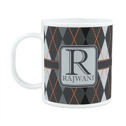 Modern Chic Argyle Plastic Kids Mug (Personalized)