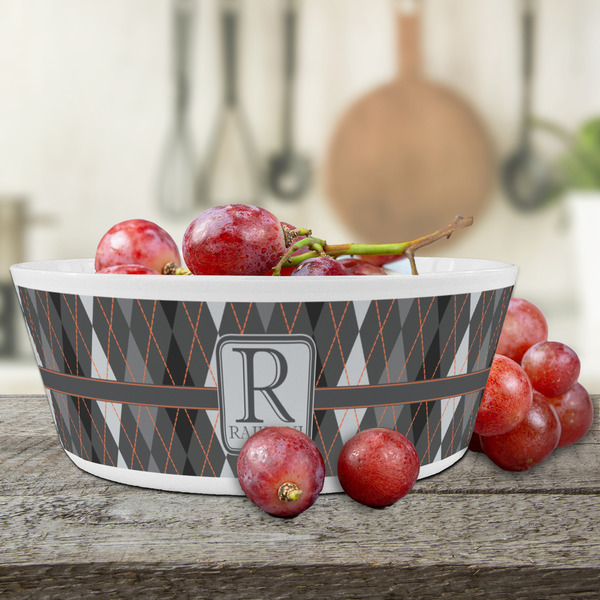 Modern Chic Argyle Kids Bowls - LIFESTYLE