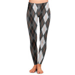Modern Chic Argyle Ladies Leggings - Extra Small