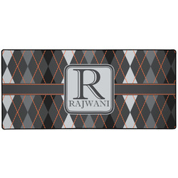 Modern Chic Argyle Gaming Mouse Pad (Personalized)