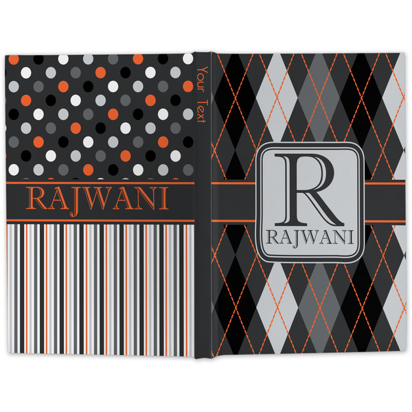 Modern Chic Argyle Large Hard Cover Journal - Apvl